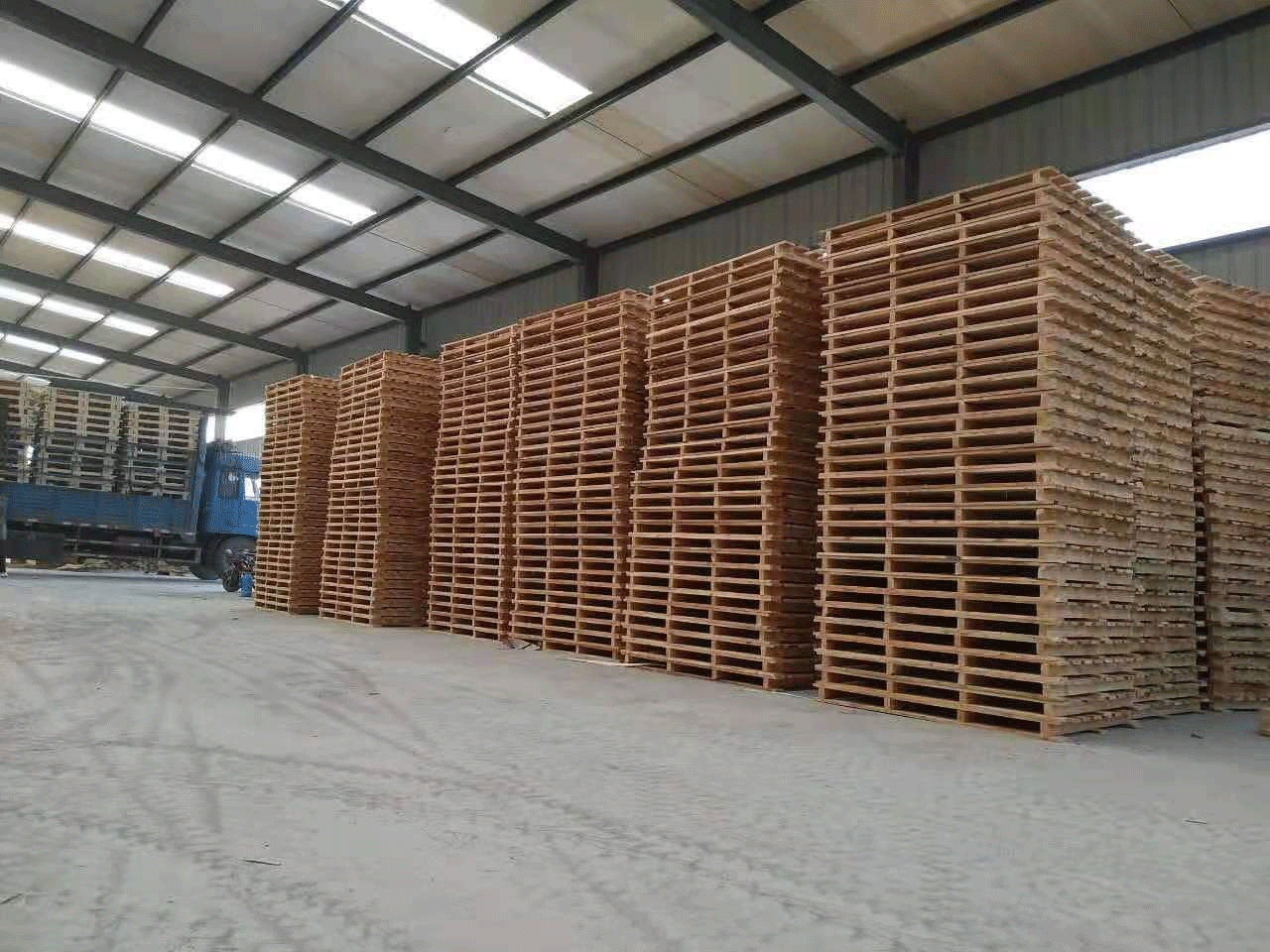 木托盘及木质包装产品生产厂区